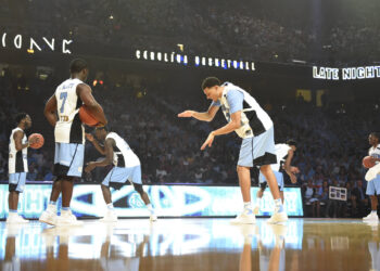 Alpha Phi Alpha Steps For Stu Scott At UNC