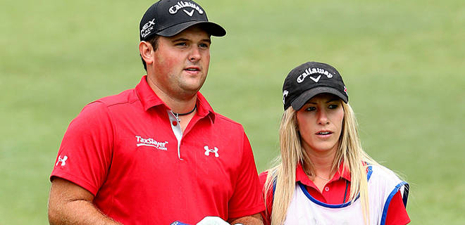 PGA Tour player Patrick Reed uses his wife as a caddy.