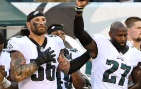 EAGLES TAKING A KNEE ON ROSE GARDEN CEREMONY