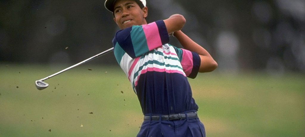 TIGER WOODS AT 14 TALKED ABOUT THE IMPORTANCE OF A BLACK MAN WINNING THE MASTERS